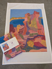 Load image into Gallery viewer, Tea Towel Inverloch Rocks
